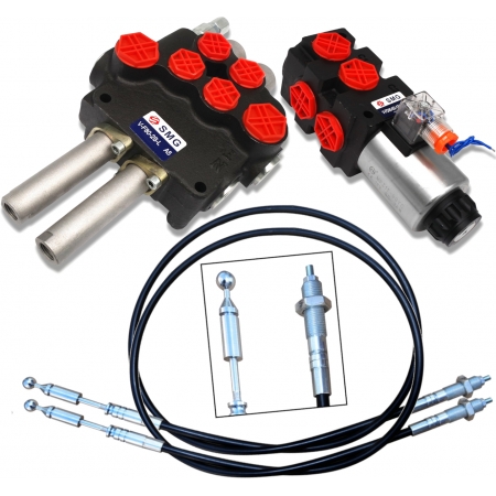 ROZDZIELACZ 80L + ELEKTROZAWÓR LINKI 1000mm 3 SEKCJE TURA